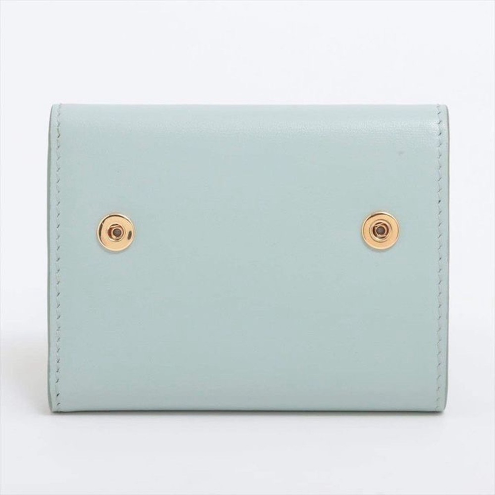 Celine Triomphe Leather Compact Wallet - Picture 2 of 6